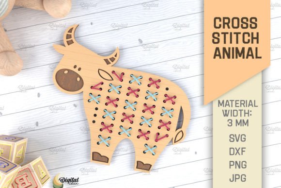 Cow SVG for Embroidery