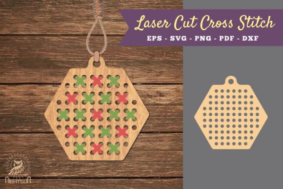 Hexagon Cut Cross Stitch SVG Review