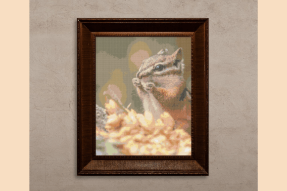 Squirrel Cross-Stitch Pattern